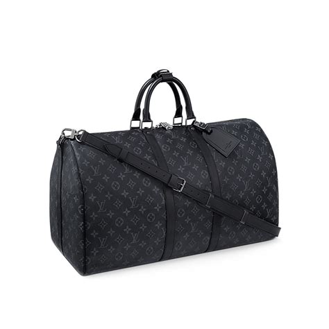 louis vuitton mens travel bag black